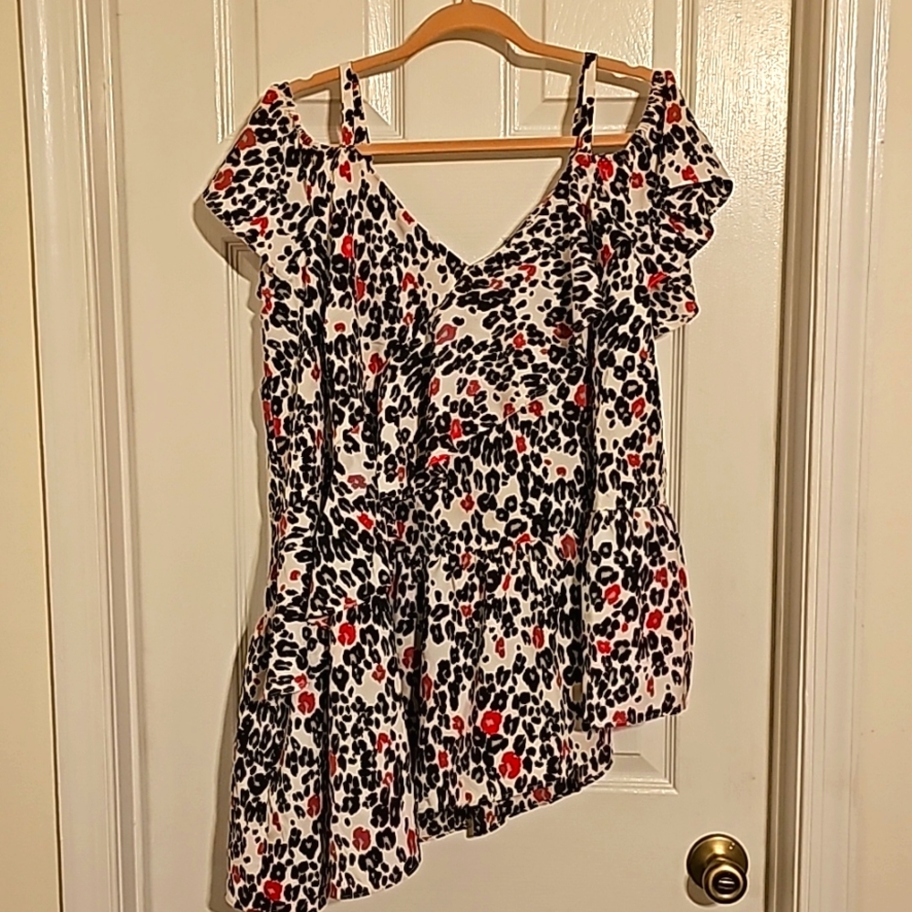 Asymmetrical Cold-Shoulder Top